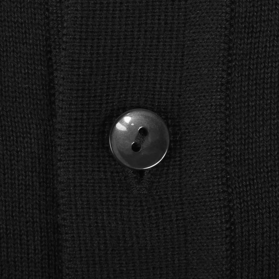 Image number 4 for Fred Perry Tipped Knit Polo T Shirt Black