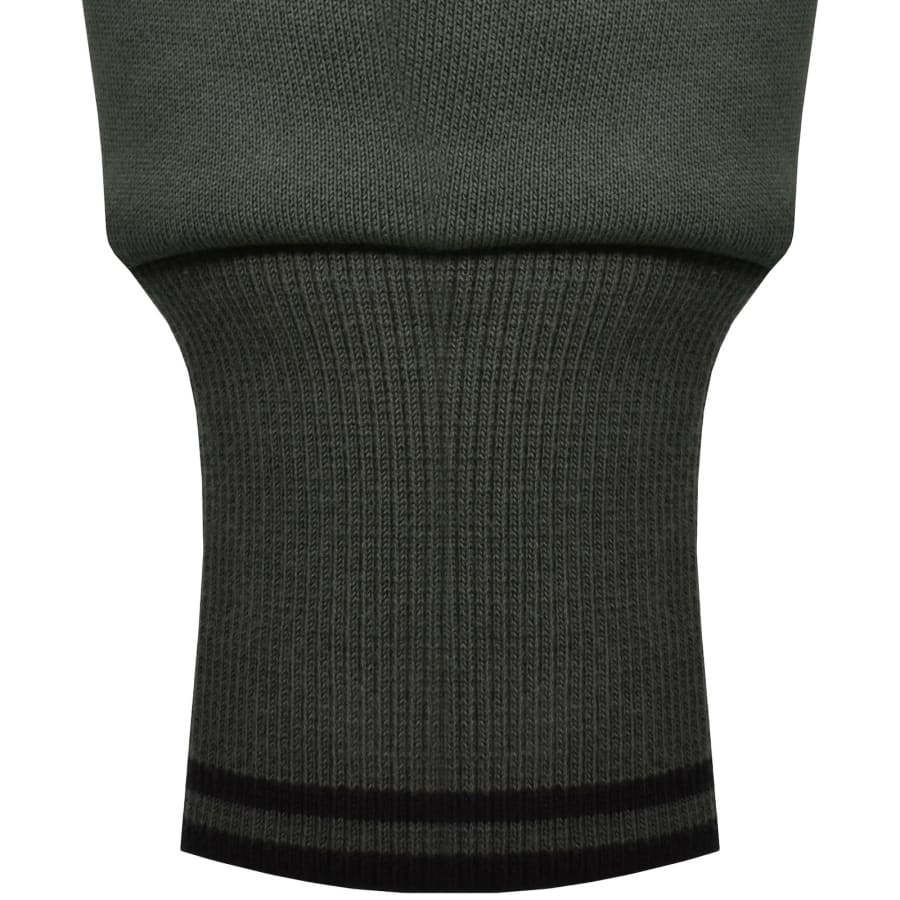 Image number 5 for Fred Perry Collared Sweatshirt Green