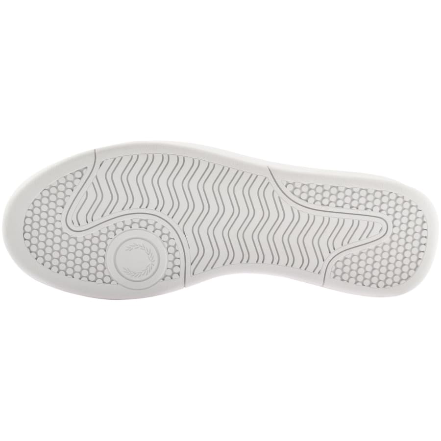 Image number 5 for Fred Perry B302 Leather Trainers White