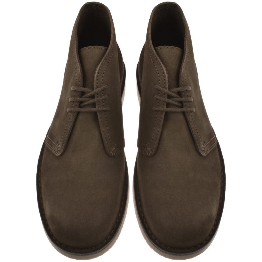 Image number 3 for Fred Perry Hawley Suede Shoes Brown