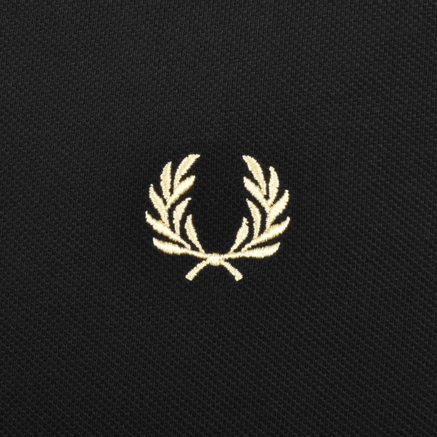 Image number 3 for Fred Perry Twin Tipped Cuff T Shirt Black