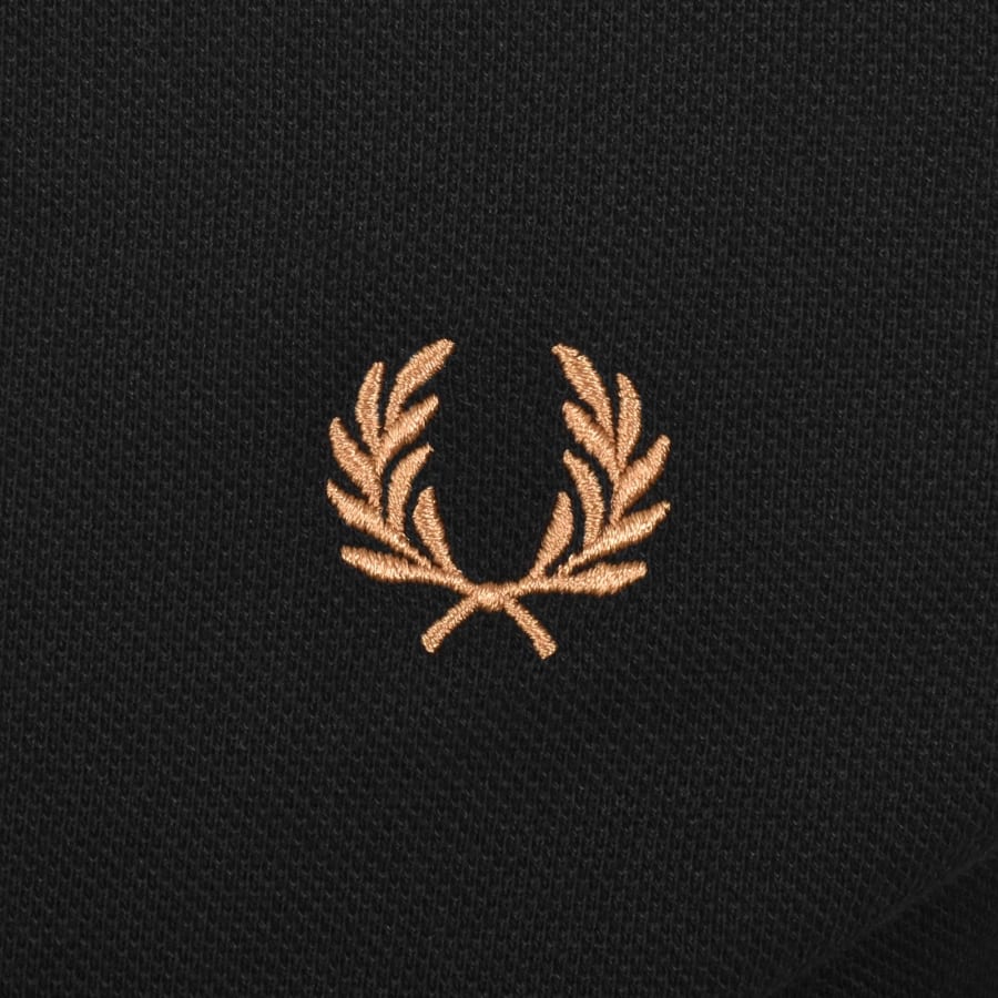 Image number 3 for Fred Perry Twin Tipped Polo T Shirt Black