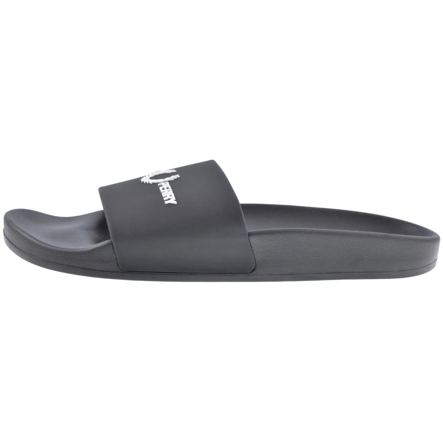 Image number 2 for Fred Perry Logo Sliders Navy