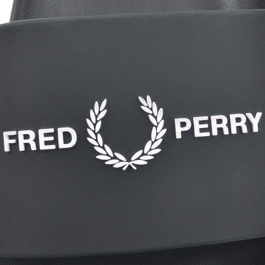 Image number 4 for Fred Perry Logo Sliders Navy