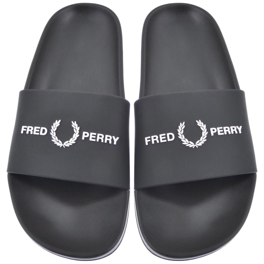 Image number 1 for Fred Perry Logo Sliders Navy