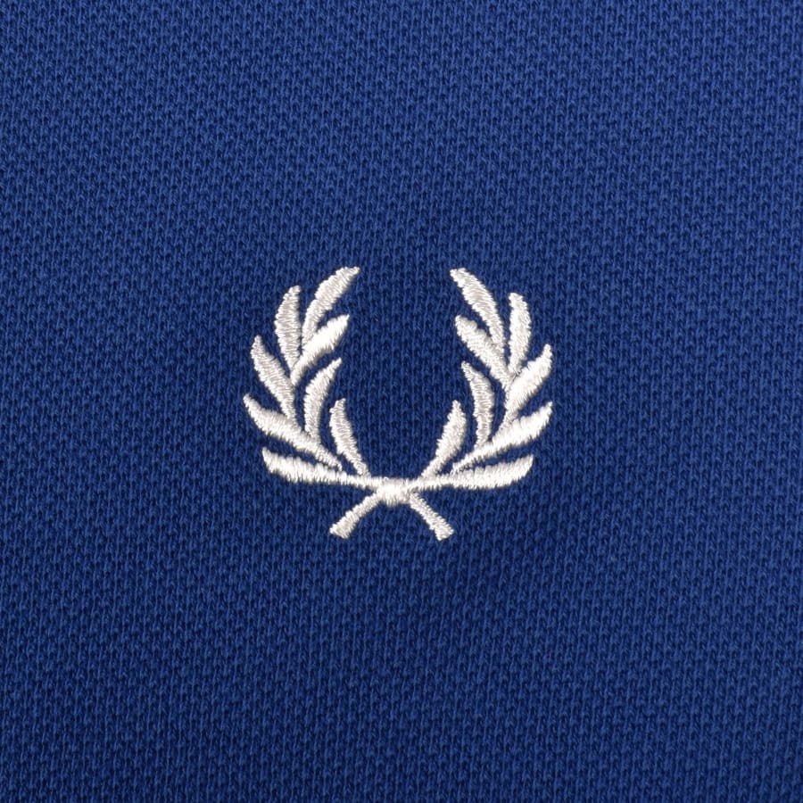 Image number 3 for Fred Perry Twin Tipped Polo T Shirt Blue
