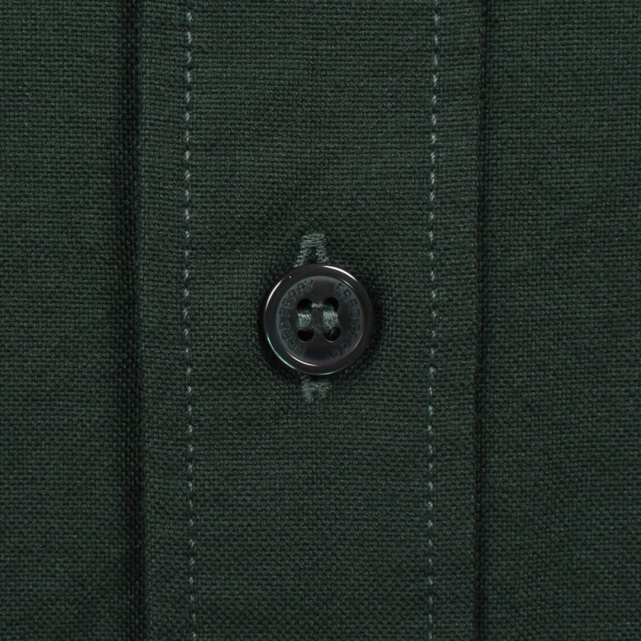 Image number 5 for Fred Perry Oxford Short Sleeve Shirt Green