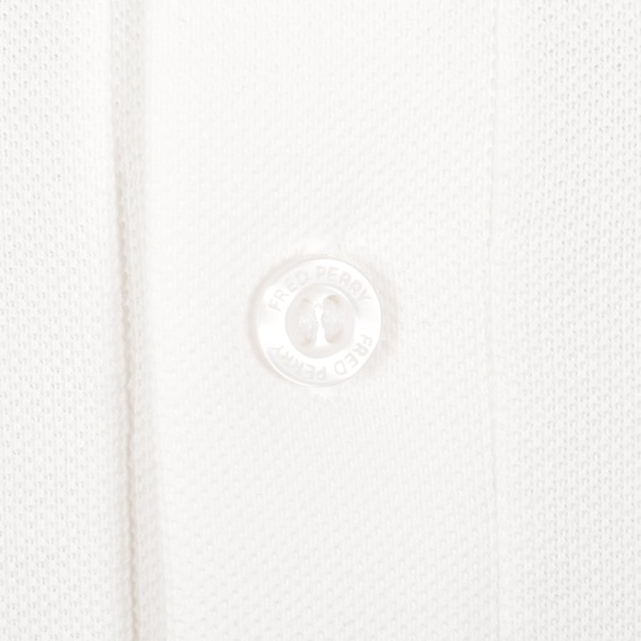 Image number 4 for Fred Perry Twin Tipped Polo T Shirt Snow White