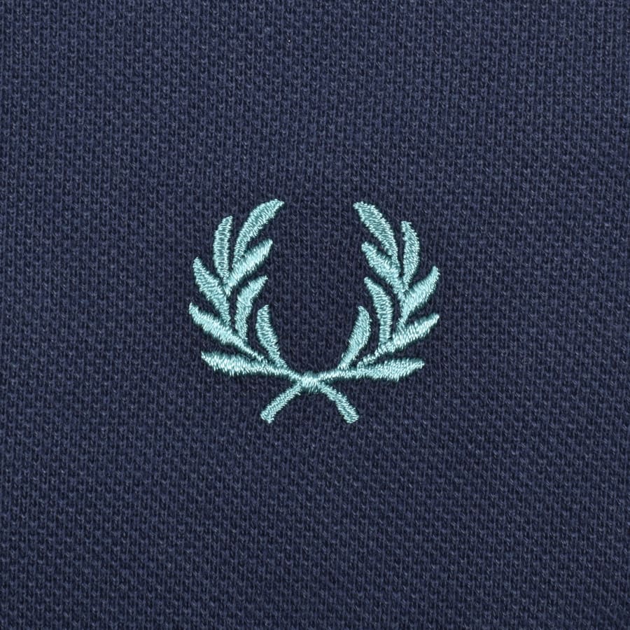 Image number 3 for Fred Perry Twin Tipped Polo T Shirt Blue