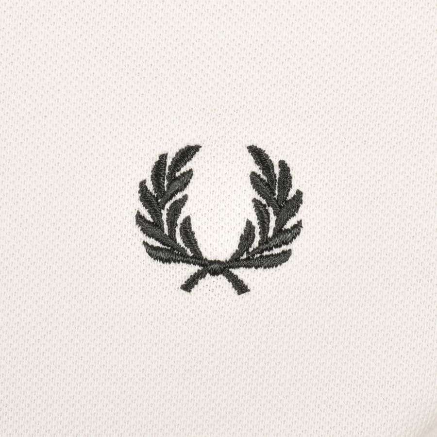 Image number 3 for Fred Perry Twin Tipped Polo T Shirt Ecru