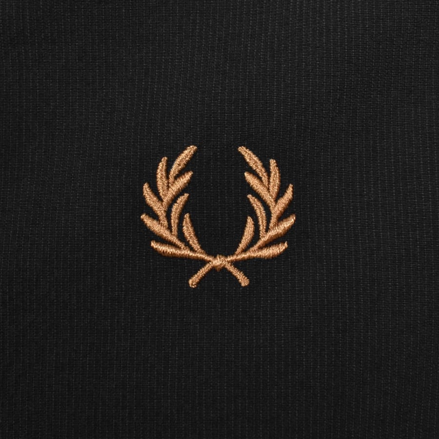 Image number 3 for Fred Perry Seersucker Overshirt Black
