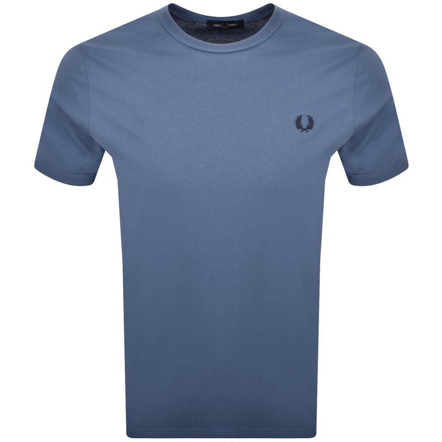 Image number 1 for Fred Perry Ringer T Shirt Ace Blue