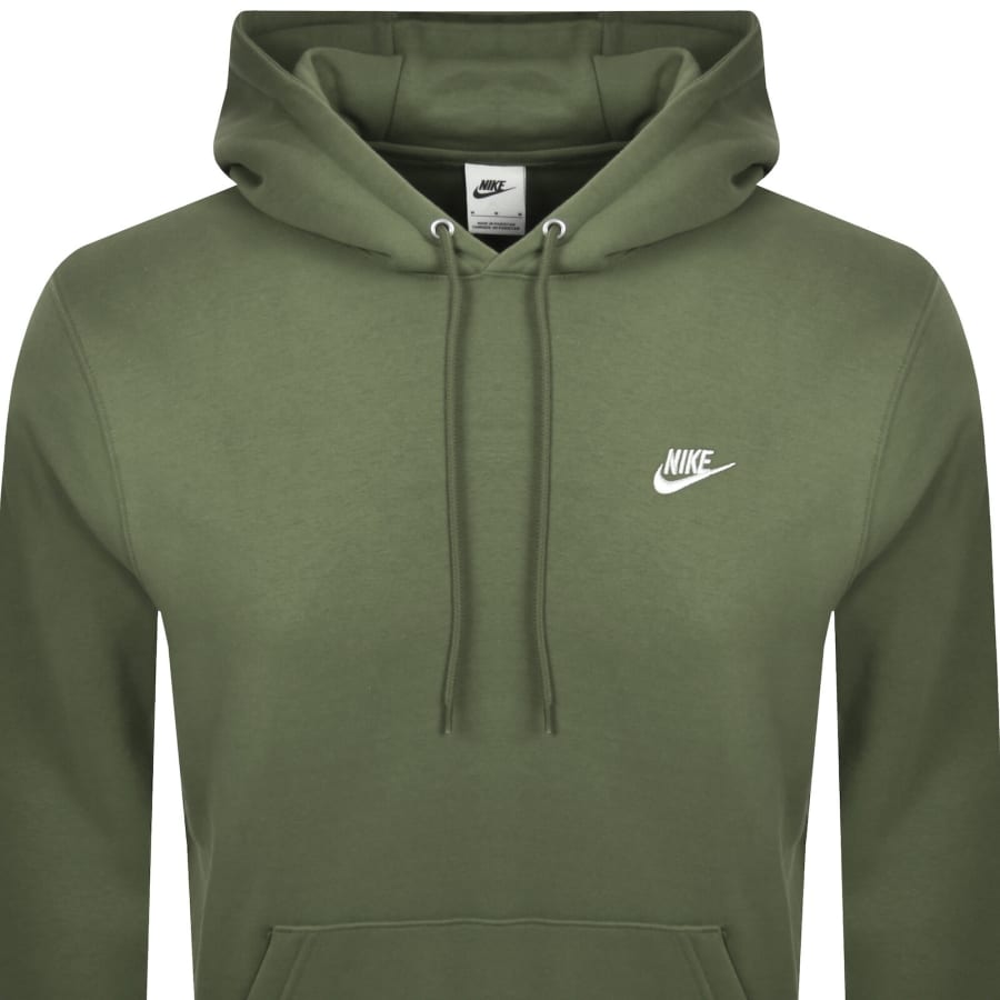 Image number 2 for Nike Club Hoodie Green