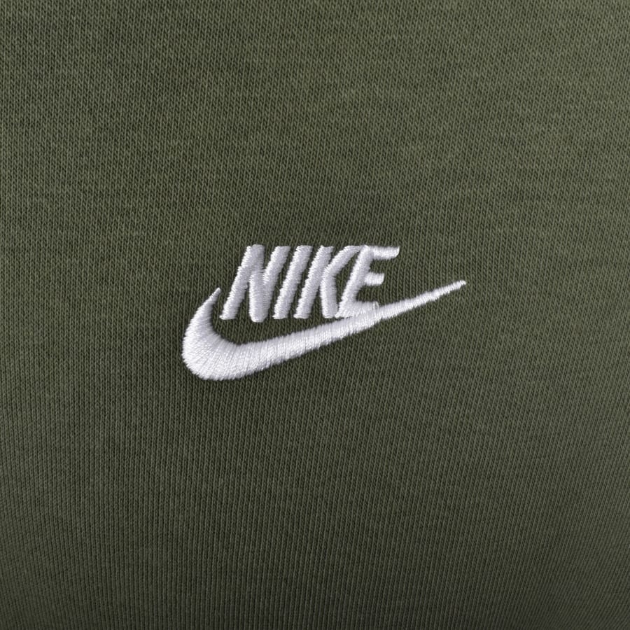 Image number 3 for Nike Club Hoodie Green