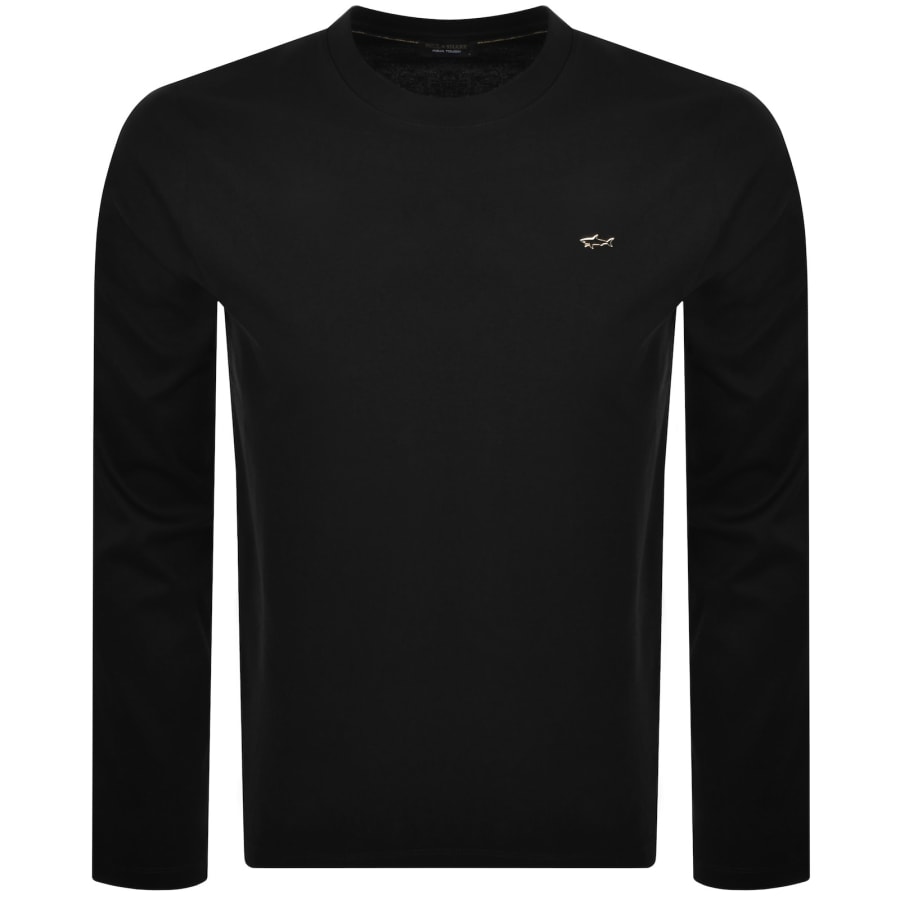 Image number 1 for Paul And Shark Metal Logo T Shirt Black