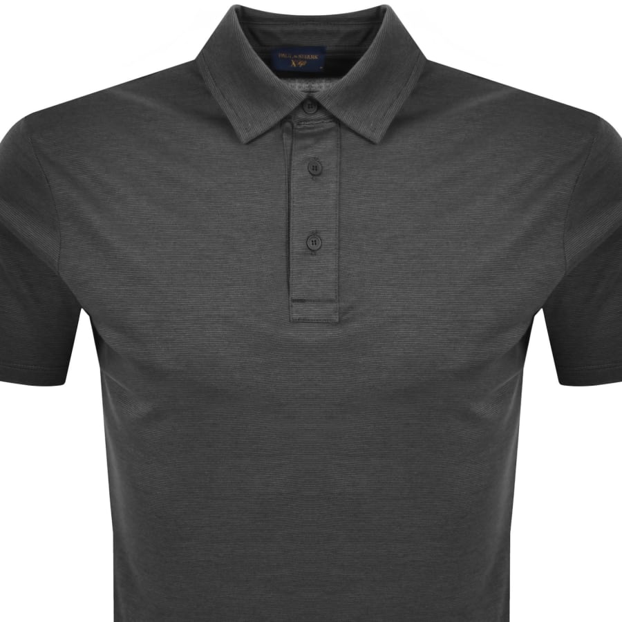 Image number 2 for Paul And Shark Interlock Polo T Shirt Grey