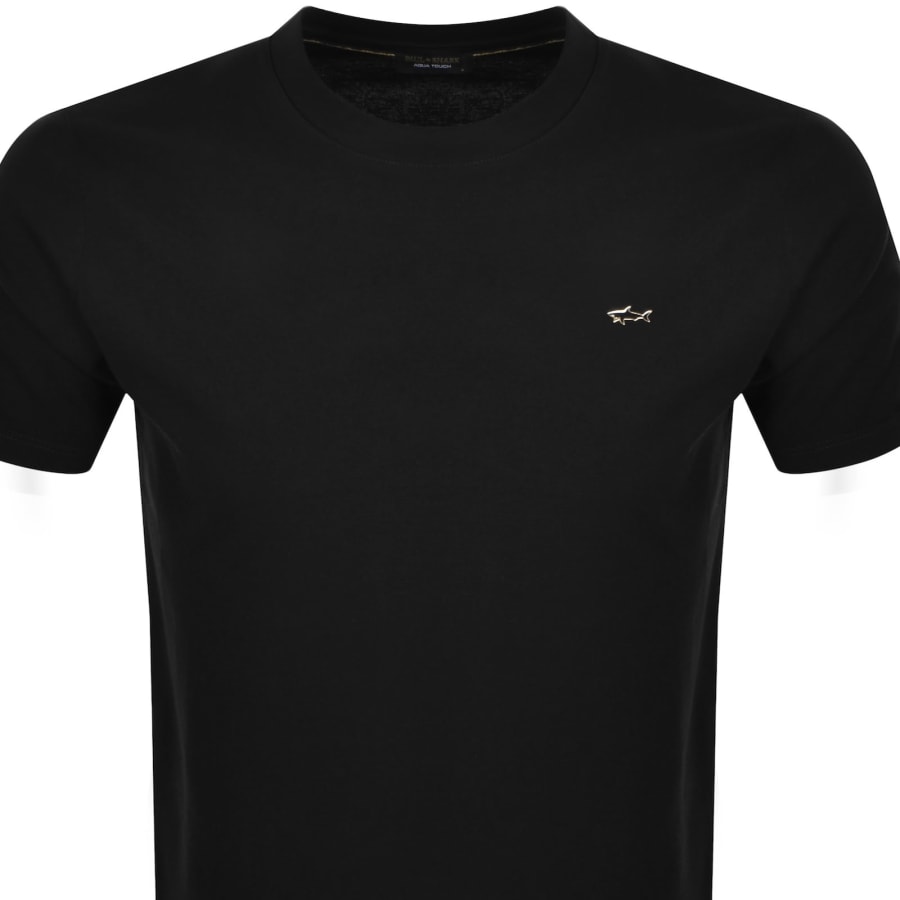 Image number 2 for Paul And Shark Metal Logo T Shirt Black