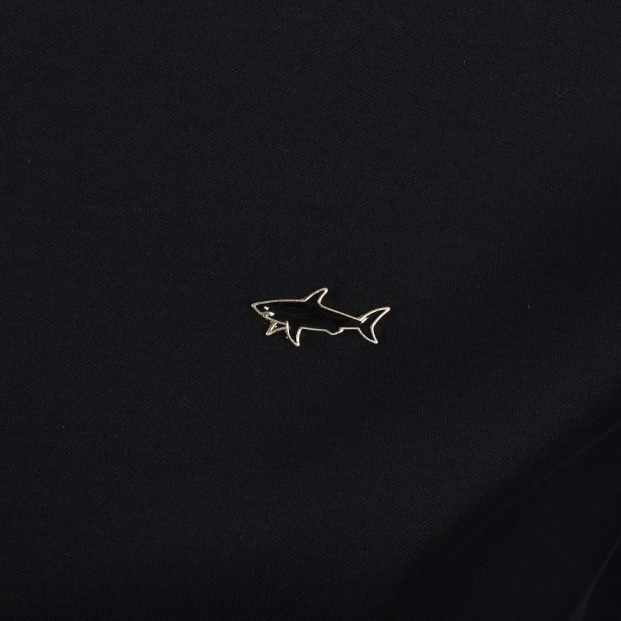 Image number 3 for Paul And Shark Metal Logo T Shirt Black
