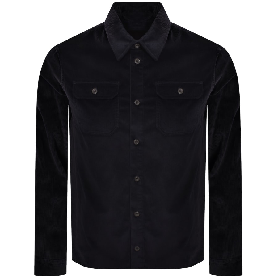 Image number 2 for Paul And Shark Corduroy Overshirt Navy