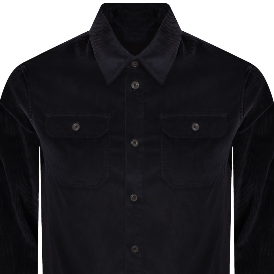 Image number 3 for Paul And Shark Corduroy Overshirt Navy