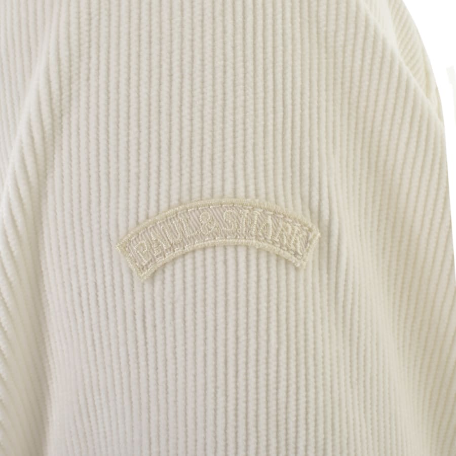 Image number 4 for Paul And Shark Corduroy Overshirt Cream