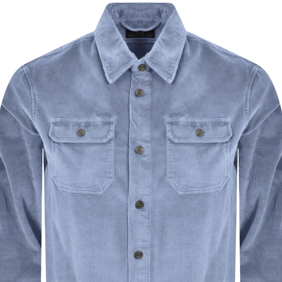 Image number 3 for Paul And Shark Corduroy Overshirt Blue