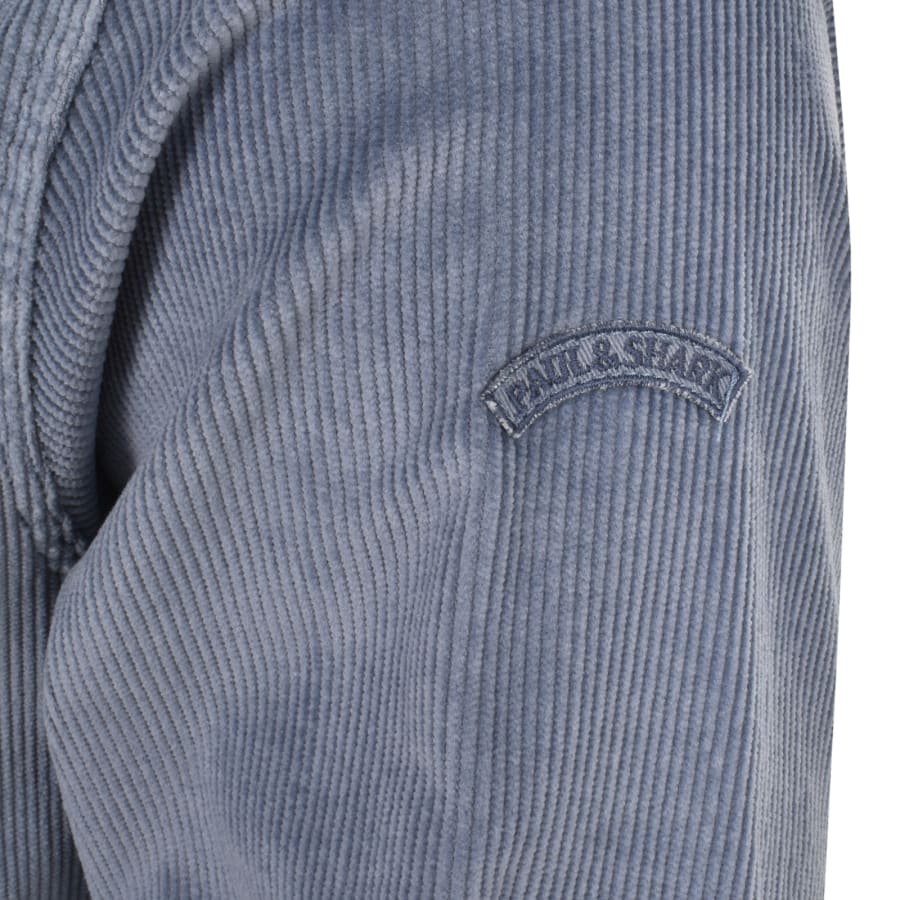 Image number 4 for Paul And Shark Corduroy Overshirt Blue