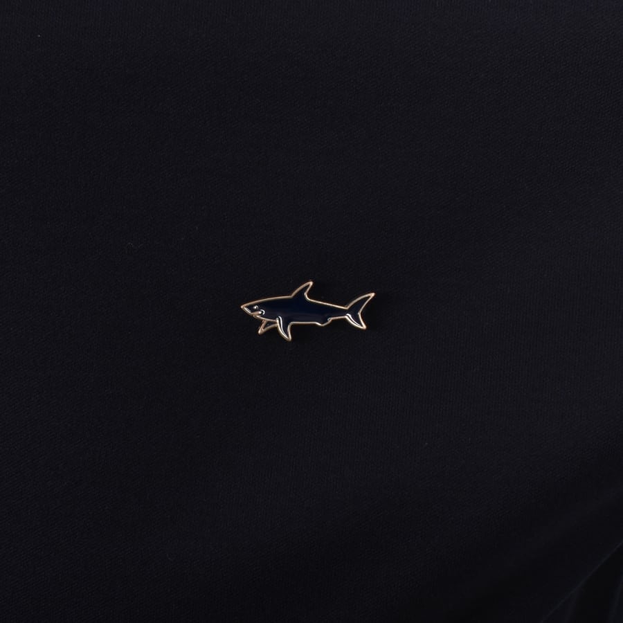 Image number 3 for Paul And Shark Metal Logo T Shirt Navy