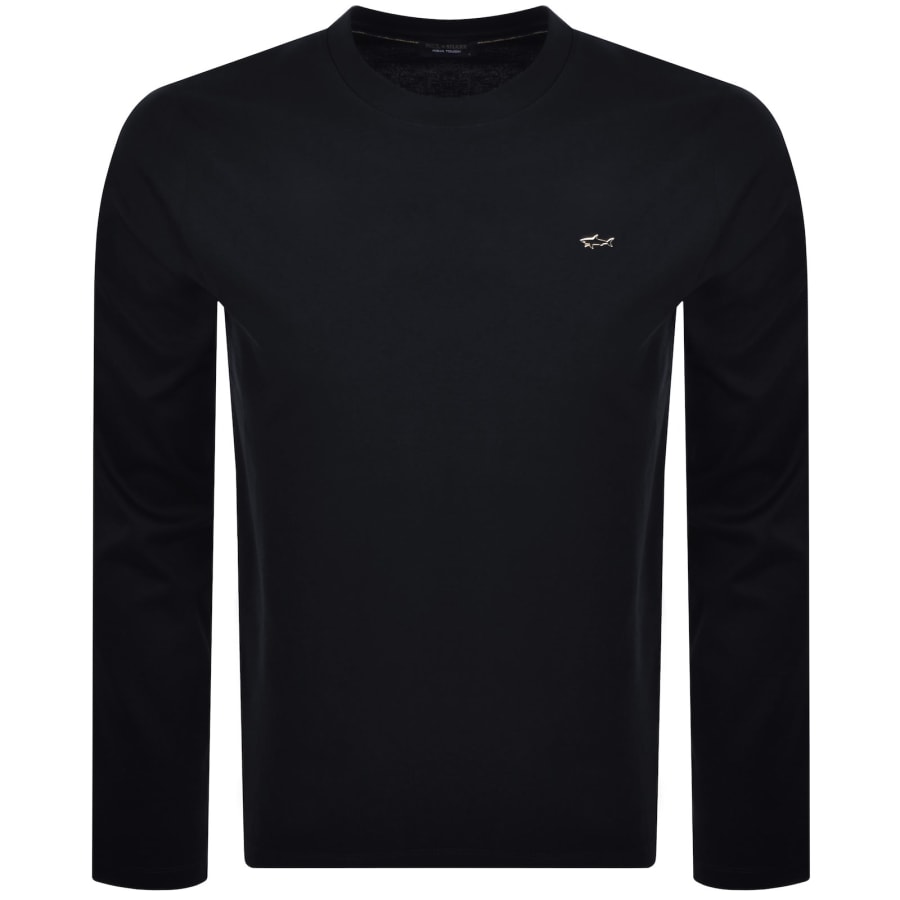 Image number 1 for Paul And Shark Metal Logo T Shirt Navy