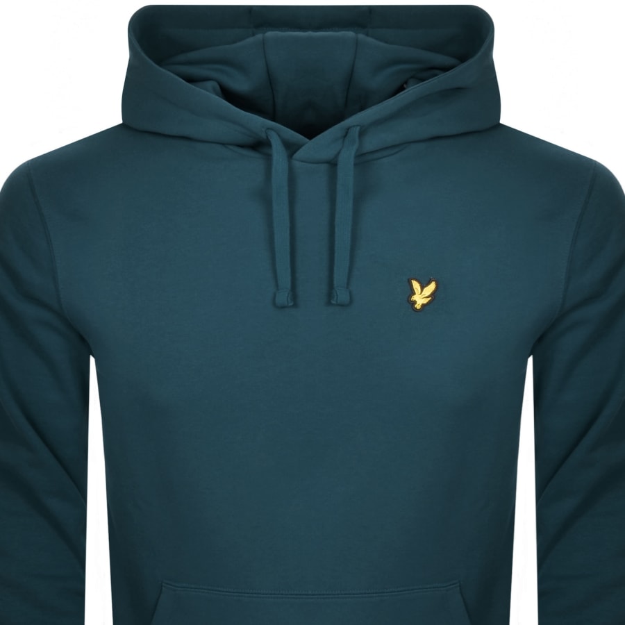 Image number 2 for Lyle And Scott Pullover Hoodie Blue