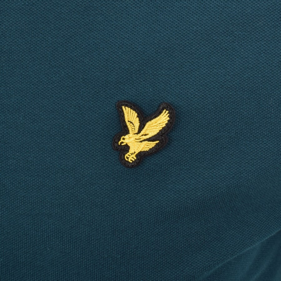 Image number 3 for Lyle And Scott Plain Polo T Shirt Rich Teal