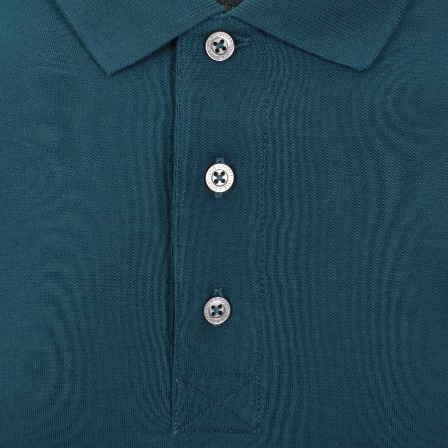 Image number 4 for Lyle And Scott Plain Polo T Shirt Rich Teal