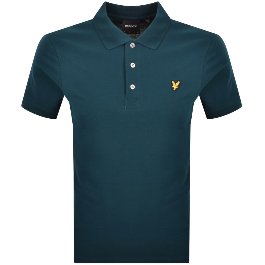 Image number 1 for Lyle And Scott Plain Polo T Shirt Rich Teal