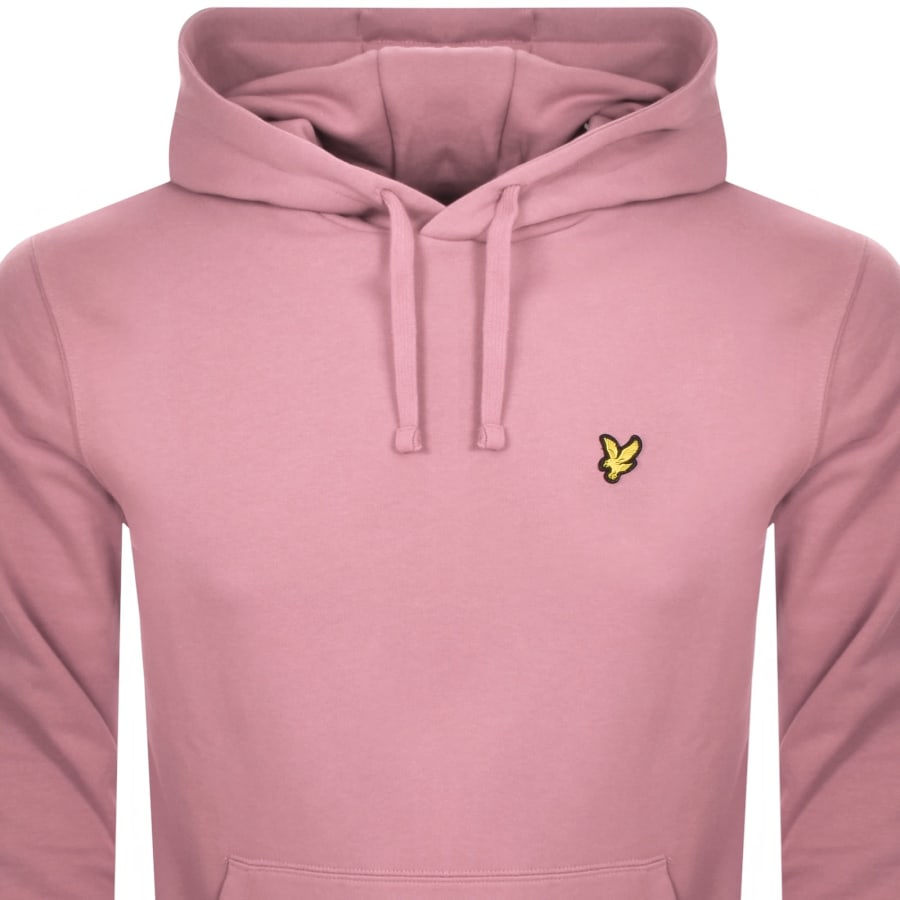 Image number 2 for Lyle And Scott Pullover Hoodie Pink
