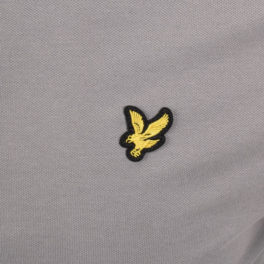Image number 3 for Lyle And Scott Plain Polo T Shirt Gull Grey