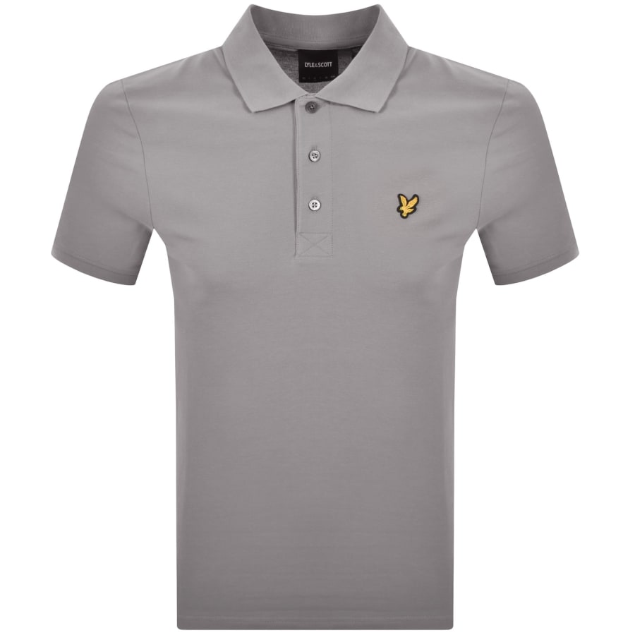 Image number 1 for Lyle And Scott Plain Polo T Shirt Gull Grey
