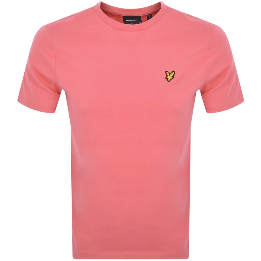 Image number 1 for Lyle And Scott Crew Neck T Shirt Pink Rose