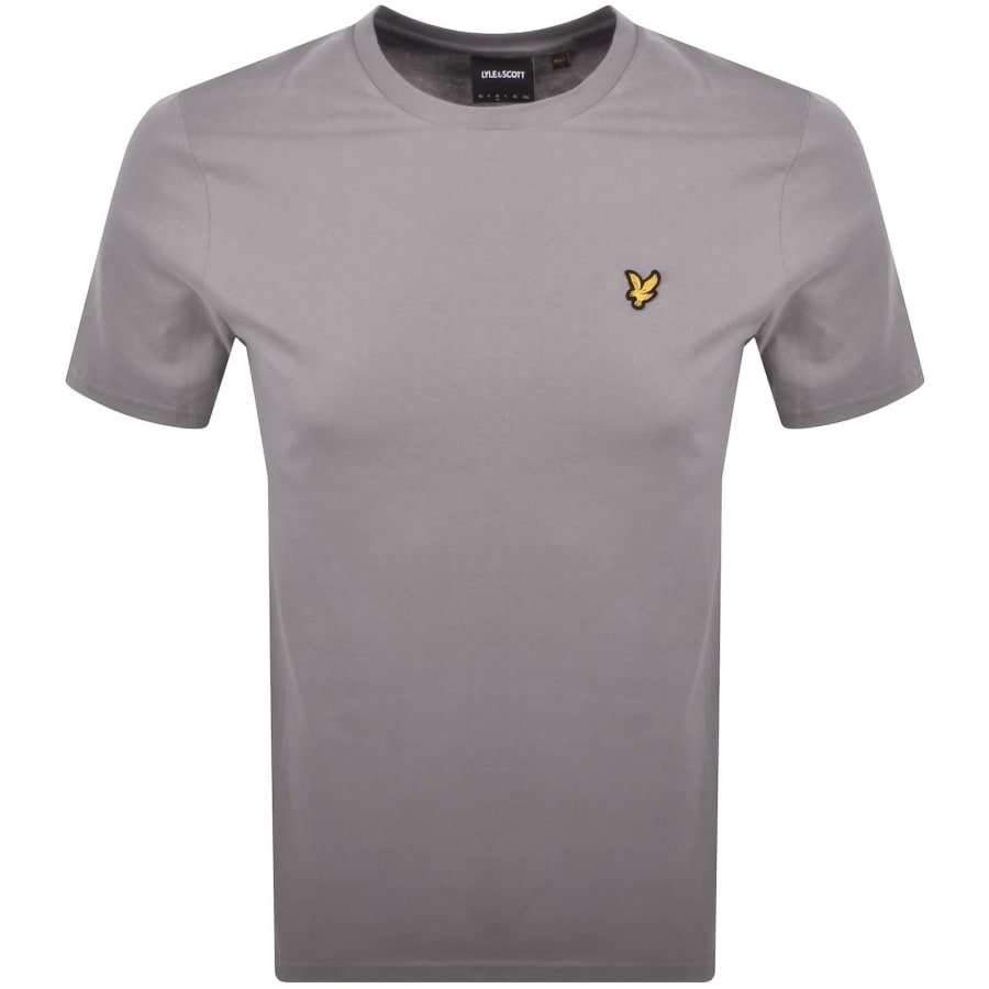 Image number 1 for Lyle And Scott Crew Neck T Shirt Gull Grey