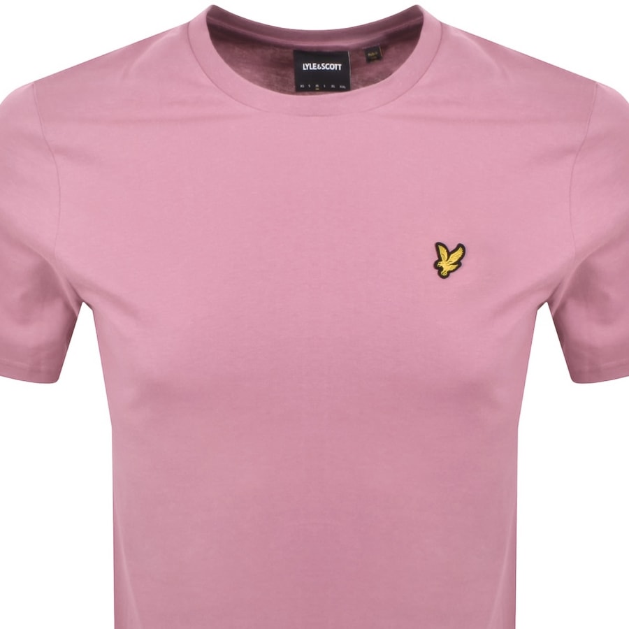 Image number 2 for Lyle And Scott Crew Neck T Shirt Garden Rose