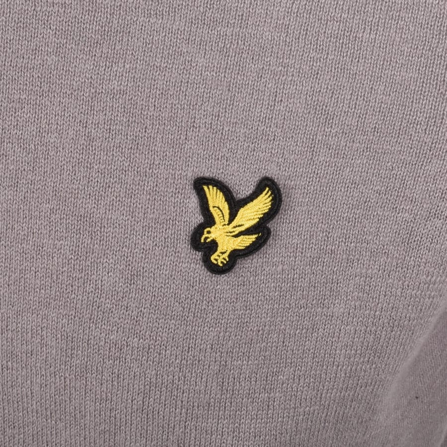 Image number 3 for Lyle And Scott Cotton Merino Jumper Grey