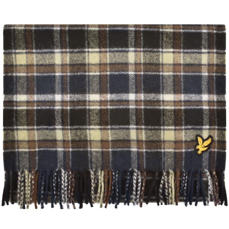 Image number 3 for Lyle And Scott Scarf And Beanie Set Blue