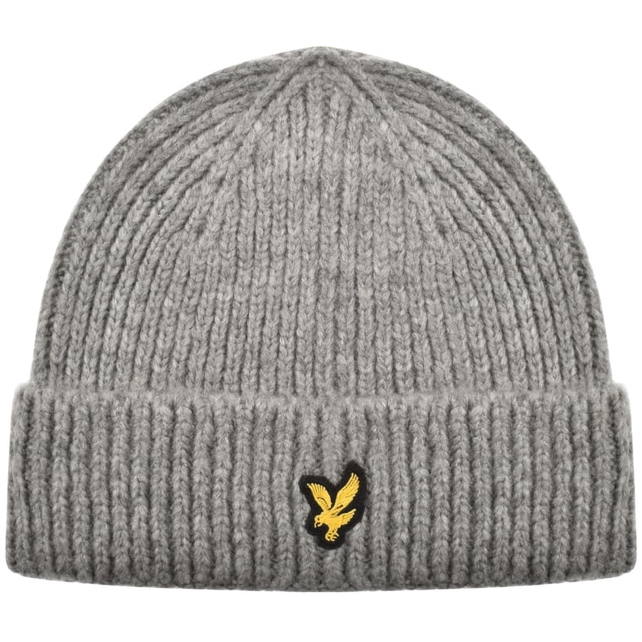 Image number 2 for Lyle And Scott Scarf And Beanie Set Grey