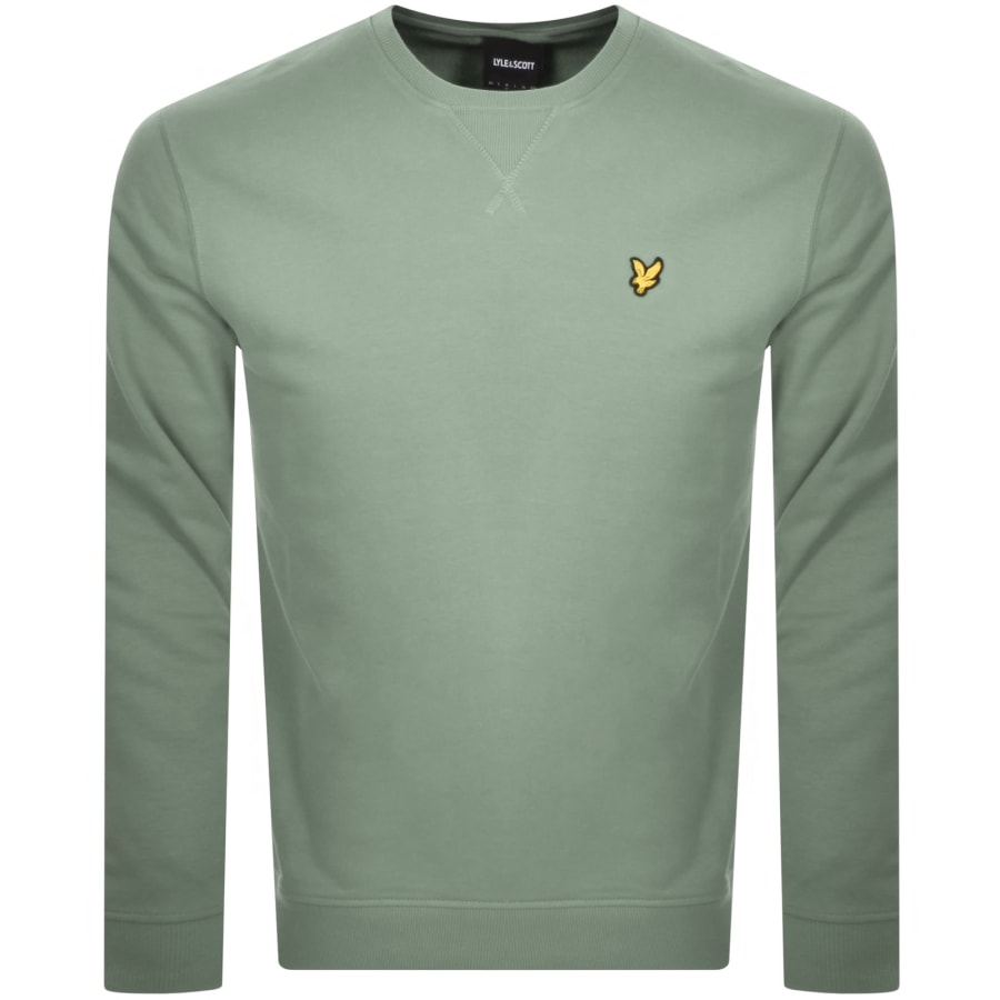 Image number 1 for Lyle And Scott Crew Neck Sweatshirt Green