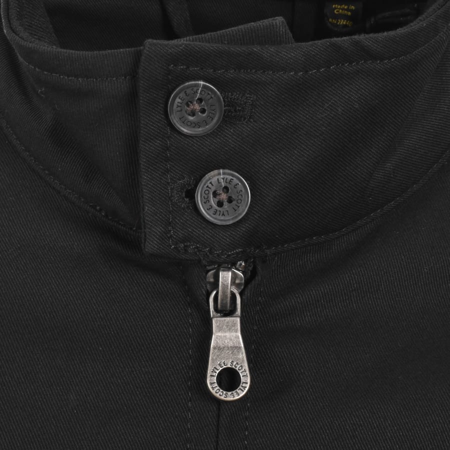 Image number 4 for Lyle And Scott Harrington Jacket Jet Black