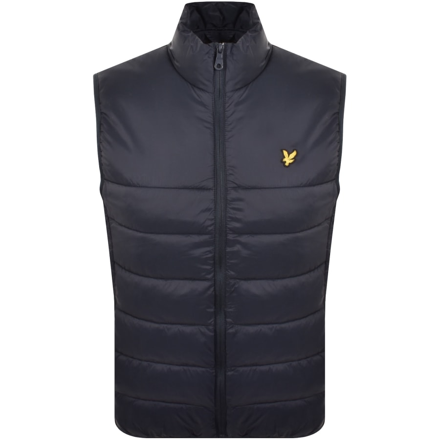 Image number 1 for Lyle And Scott Wadded Gilet Dark Navy
