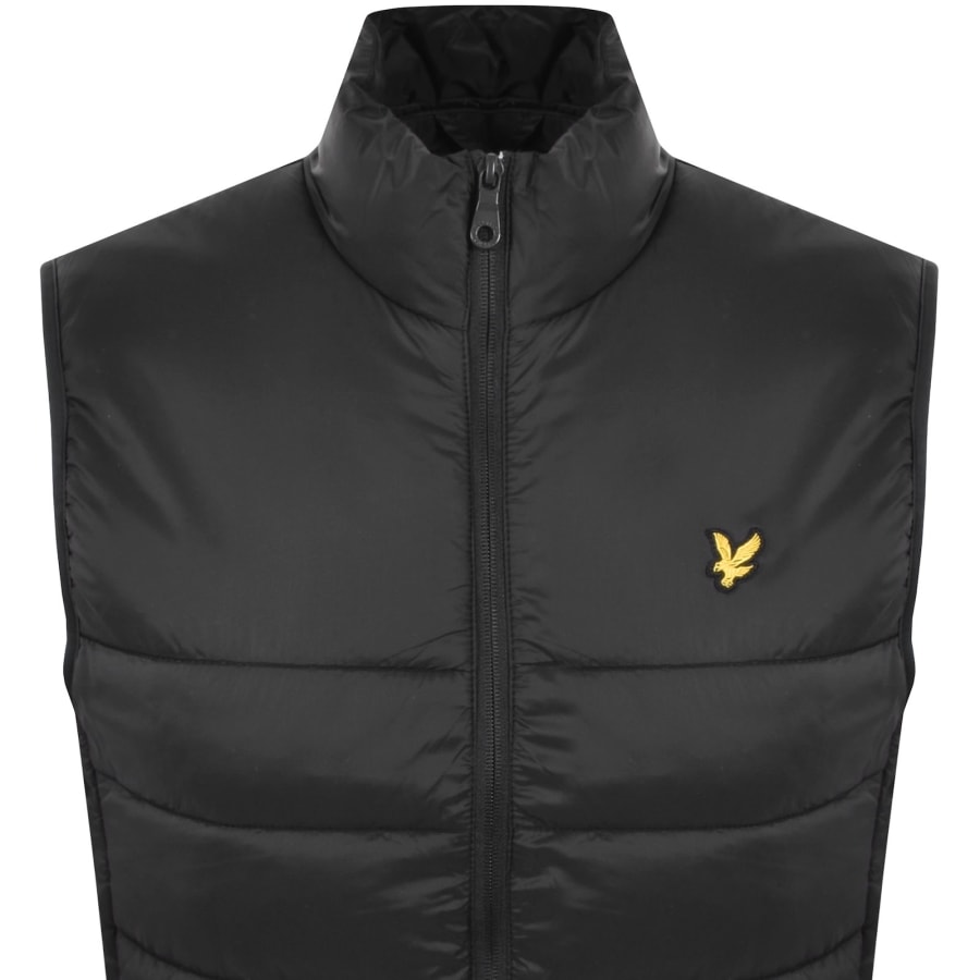 Image number 2 for Lyle And Scott Wadded Gilet Jet Black