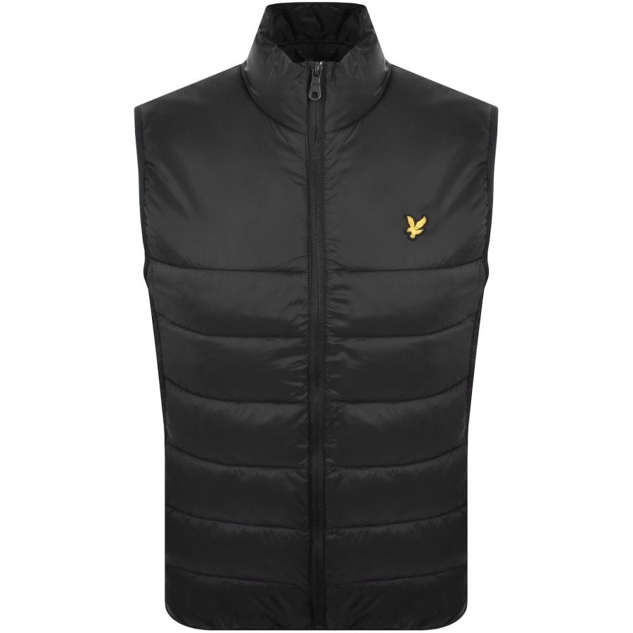 Image number 1 for Lyle And Scott Wadded Gilet Jet Black