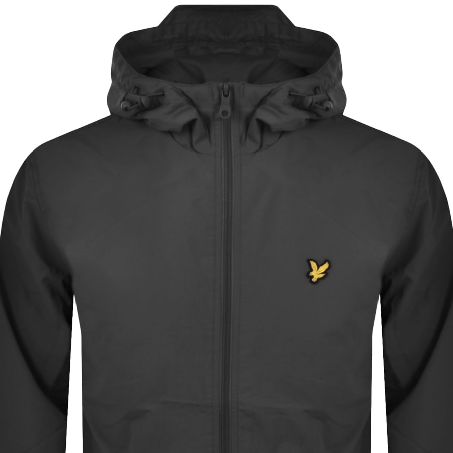 Image number 2 for Lyle And Scott Hooded Jacket Grey