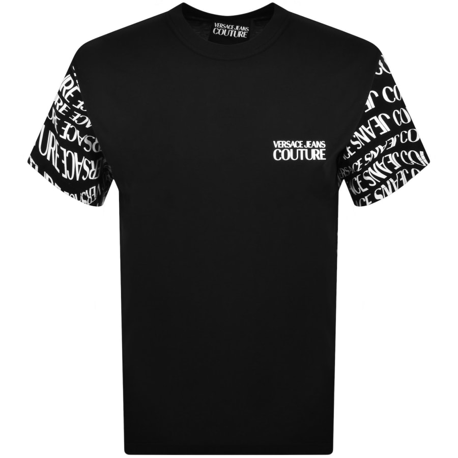 Image number 2 for Versace Jeans Couture Logo T Shirt Black