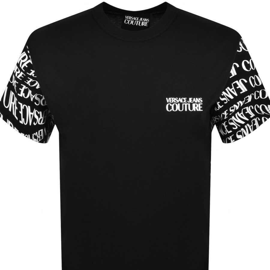 Image number 3 for Versace Jeans Couture Logo T Shirt Black